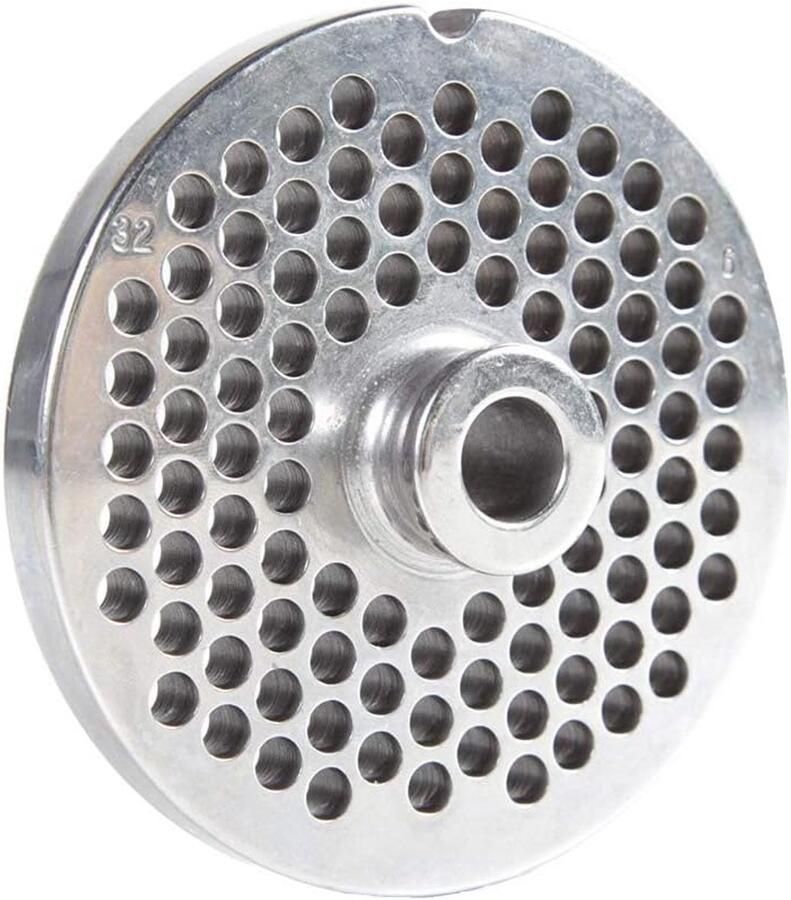 Stalen Rooster Vleesmolen Onderdeel Fijn Malen Duurzaam Staal 100mm Diameter Grijs