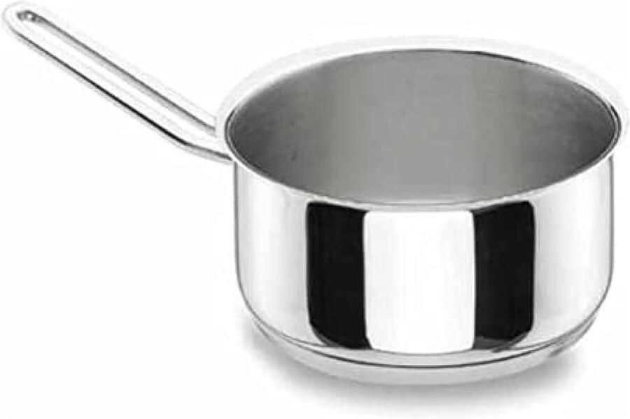 Stalen Steelpan Kookpan Sauspan Klassiek Koken Premium Kwaliteit 20 cm Gepolijst - Foto 1