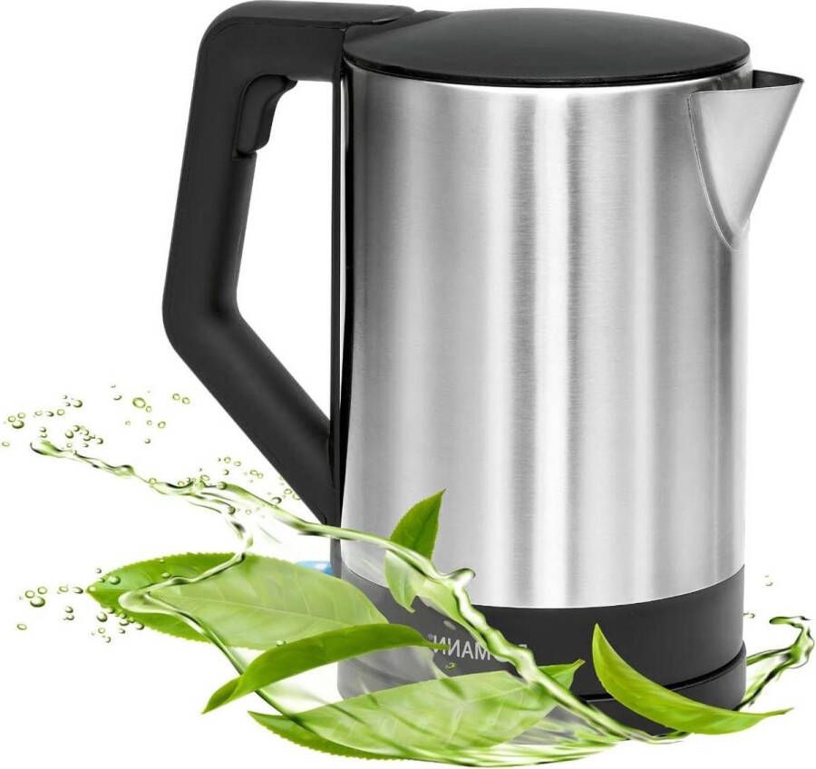 Stalen waterkoker 15 Liter RVS-Zwart 2200 Watt automatisch uitschakelsysteem