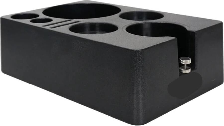 Stamperhouder Koffie Persstation Espresso Koffie Bereiden Universele Compatibiliteit 51-58 mm Zwart