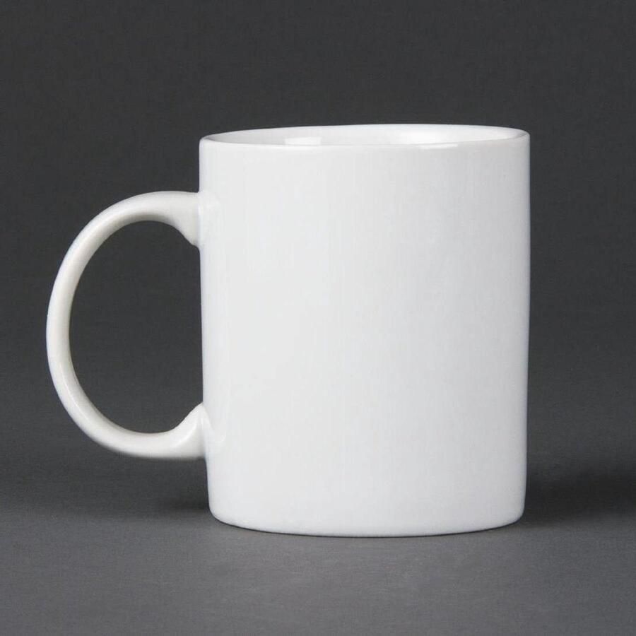 Standaard Beker Cappuccino Kopjes Drinken en Serveren Vaatwasserbestendig 30cl Wit