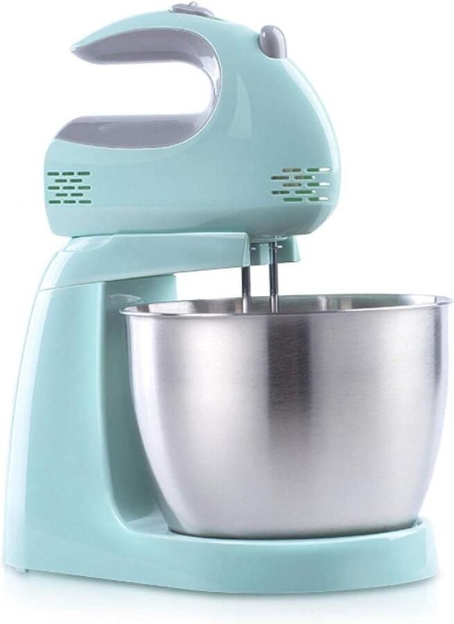 Staande Mixer Keukenmixer Deegmixer Bakken en Koken Kantelbaar met Zuignappen 3L Kom Rood