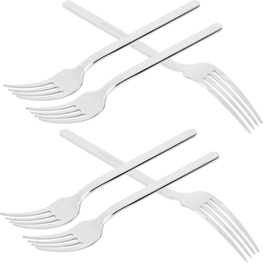 Steakvorken Set Bestek Set Dagelijks Dineren Roestvrij Staal 12 Delig Zilver