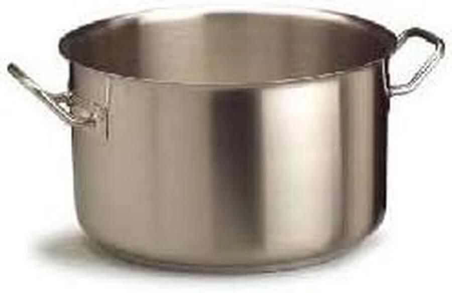 Steel Kookpan Steelpan Pan Koken Thuis Drievoudige Thermische Bodem 36 cm Zilver