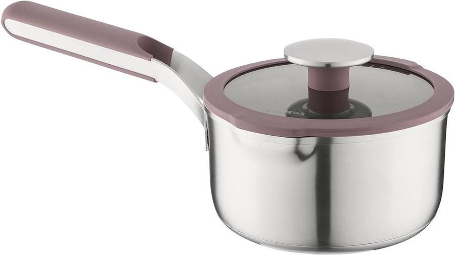 Steel Pan Kookpan Steel Kleine Porties 3-Laags Constructie 16 cm Zilverkleurig
