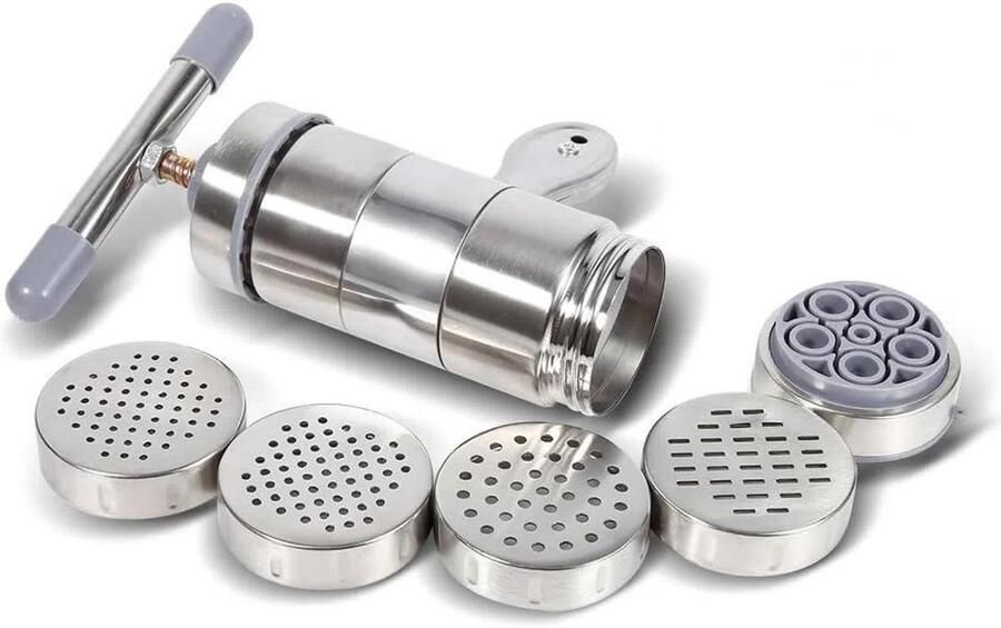Steel Pasta Maker Noddle Elektrische Pasta Maker Juicer Druk Making Machine 1 St Draagbare Handbediende Roestvrij
