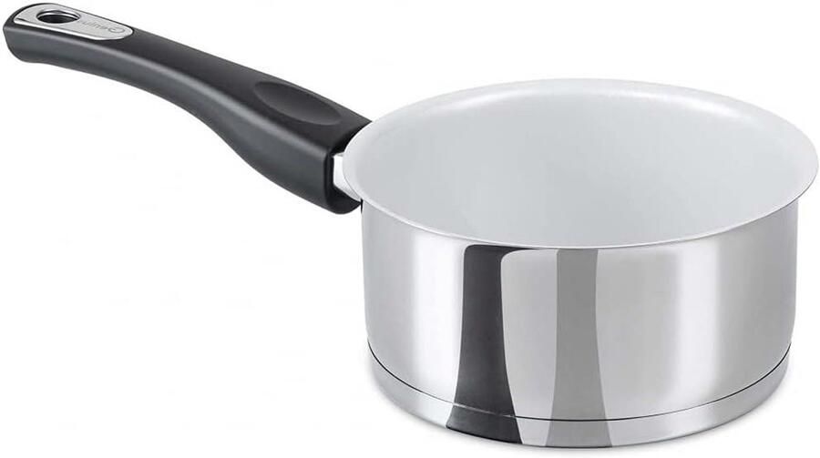 Steel Steelpan Kookpan Steelpan Koken Keramische Coating 16 cm Zilver