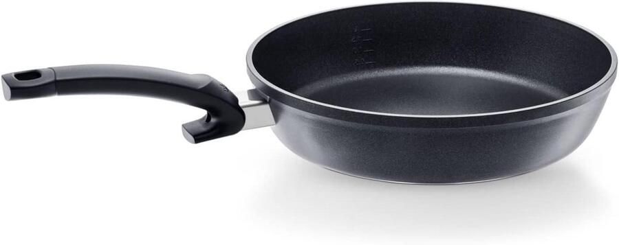 Steelpan Aluminium Kookpan Sauspan Gezond Braden Uitstekend Anti-aanbak 26 cm Zwart