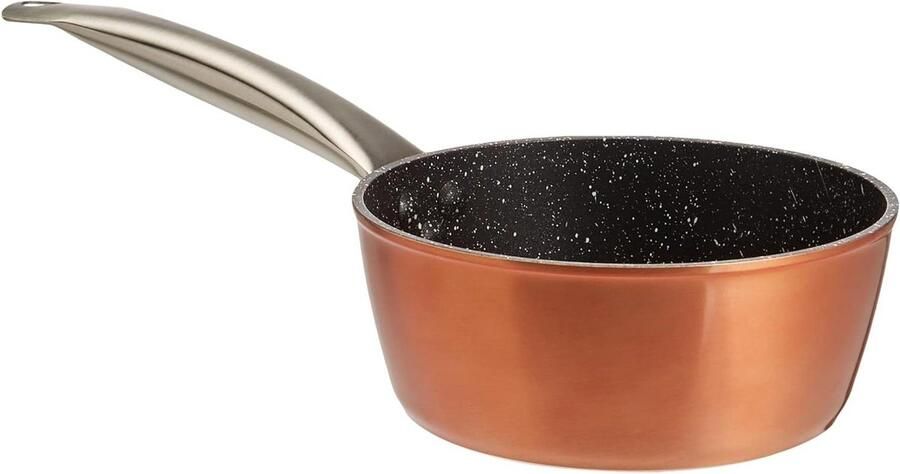 Steelpan Aluminium Kookpan Sauspan Koken voor thuis Volledige Inductie Bodem 16 cm Koper
