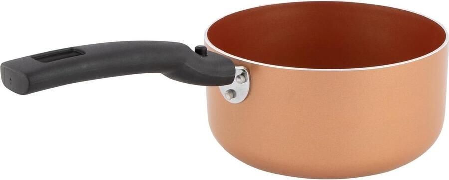 Steelpan Inductie Kookpan Compact Ruimtebesparend Koken Afneembare Steel Ø 16 cm Zilver