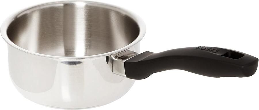 Steelpan Inductie Kookpan Sauspan Koken op Inductie Roestvrij Staal 18 cm Zilver
