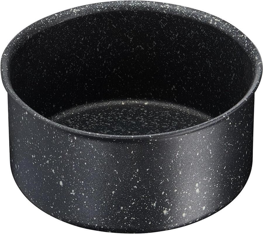 Steelpan Kookpan Koken aanrecht Non-stick afwerking 20 cm Zwart