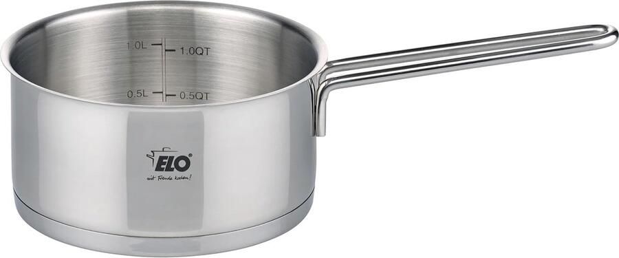 Steelpan Kookpan Koken en verwarmen Geïntegreerde maataanduiding 16 cm Edelstaal