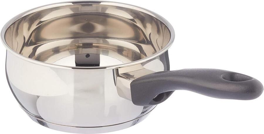 Steelpan Kookpan Koken en verwarmen Thermodifuser bodem 12 cm Zilver