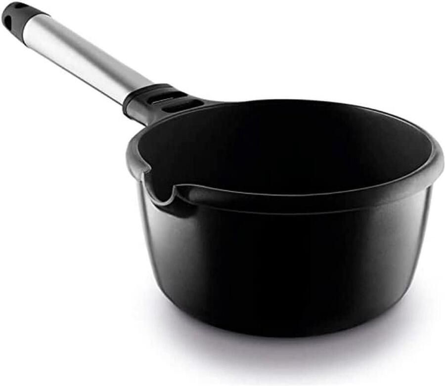 Steelpan Kookpan Koken op inductie Afneembaar handvat 18 cm Zilverkleurig