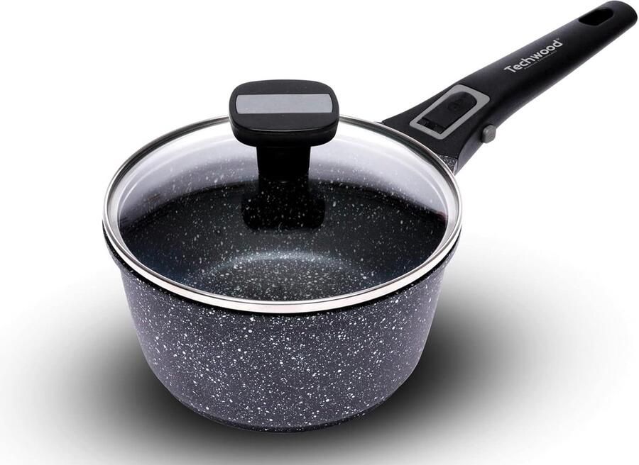 Steelpan Kookpan Koken op inductie Afneembare handgreep Ø 18 cm Zwart