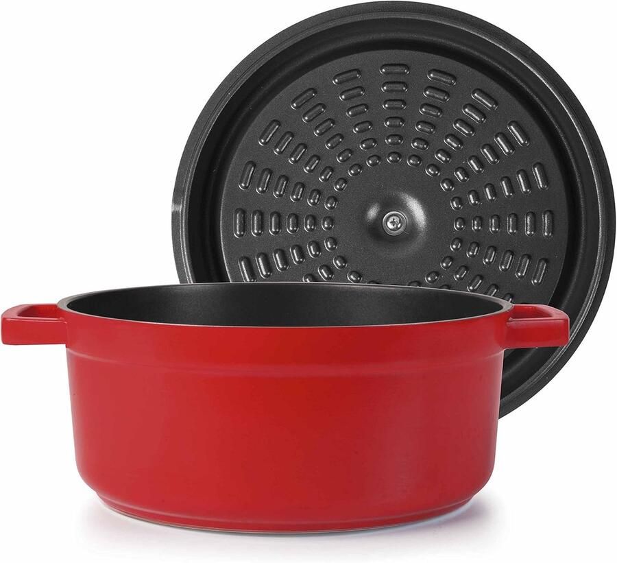 Steelpan Kookpan Sauspan Eten Bereiden Gegoten Aluminium 16 cm Zwart