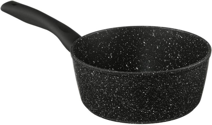 Steelpan Kookpan Sauspan Lekker Koken Hoge Krasbestendigheid 20 cm Zwart