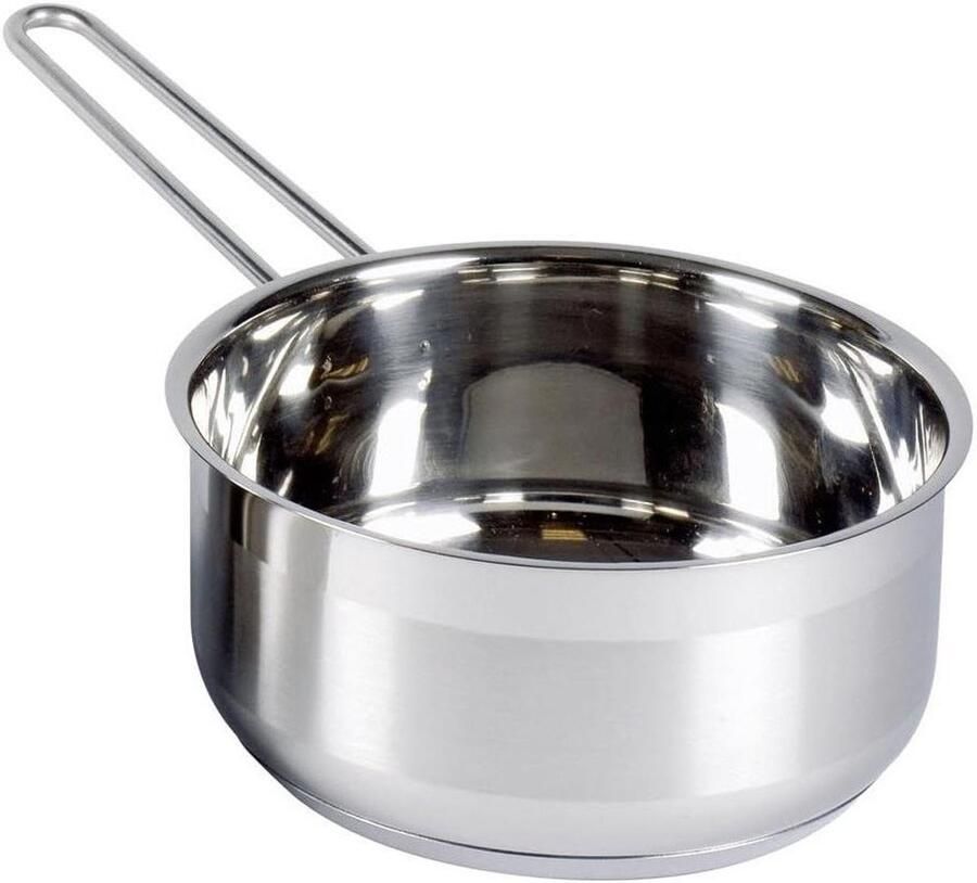 Steelpan Kookpan Sauzen Maken Inductie Geschikt 1.1 Liter Zilver