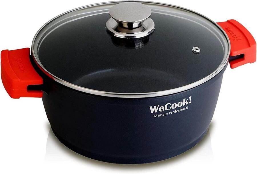 Steelpan met deksel Kookpan Sauspan Dagelijks Koken EcoStone anti-aanbaklaag 16 cm Grijs