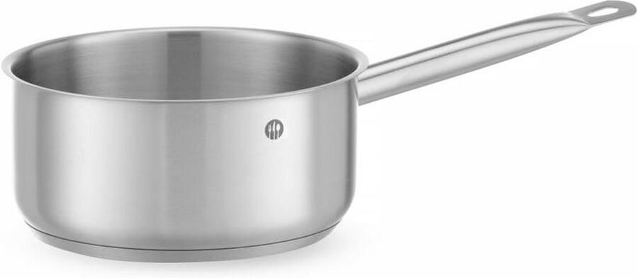 Steelpan met inductiebodem en hittebestendige handgreep 2 9L Ø200x(H)95mm