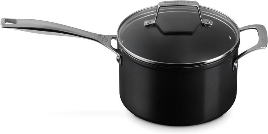 Steelpan Sauspan Koekenpan Koken en Verwarmen Keramische Anti-aanbaklaag 20 cm Zwart
