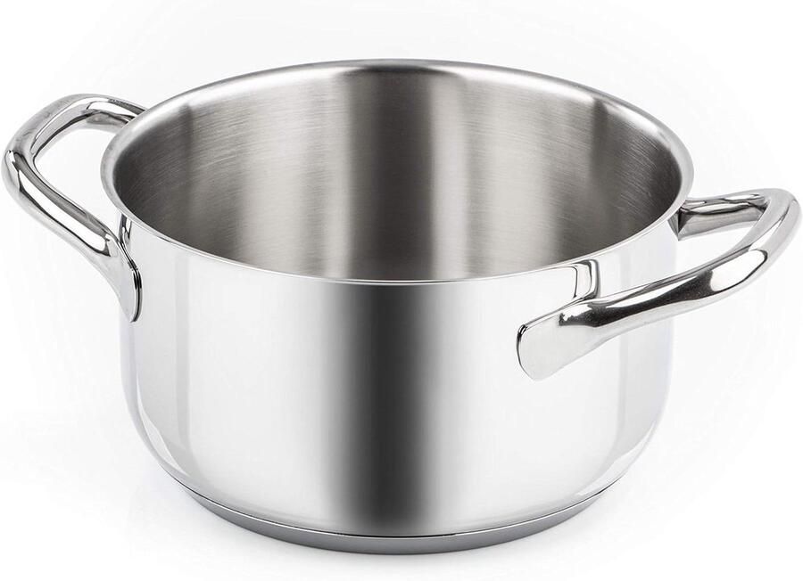 Steelpan Twee Handgrepen Kookpan Algemeen Koken Speciale Fonds Diffuser 20 cm Staal