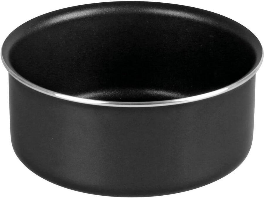 Steelpan van geperst aluminium Ø 16 cm anti-aanbaklaag flexibel afneembare handgreep voor alle warmtebronnen inclusief inductie