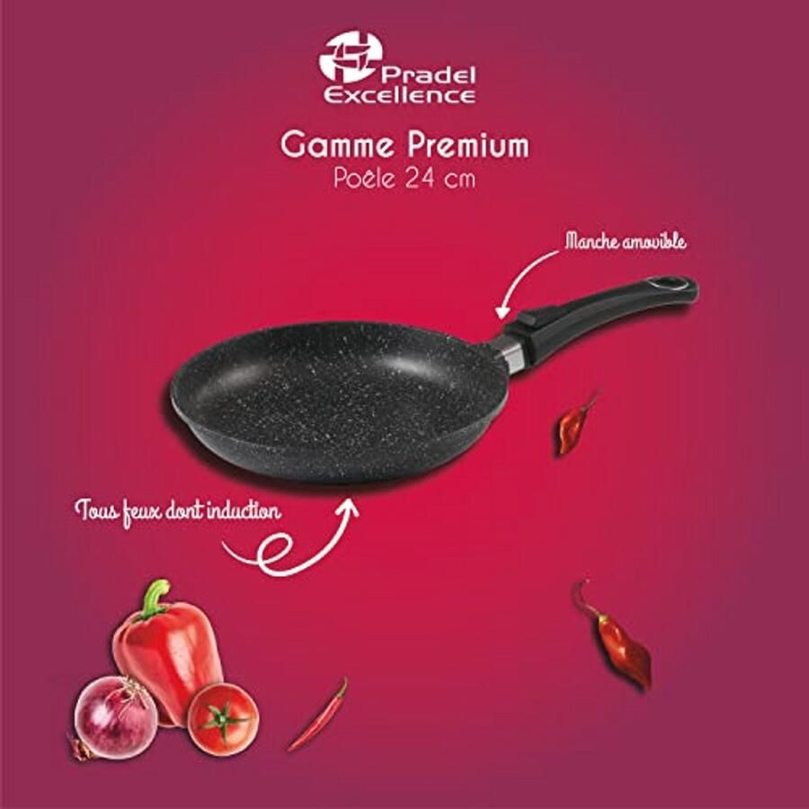 Steenlook Sauteerpan van Gegoten Aluminium 24 cm