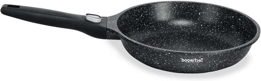 Steenpan Koekenpan Koken Afneembare handgreep Ø 28 cm Zwart