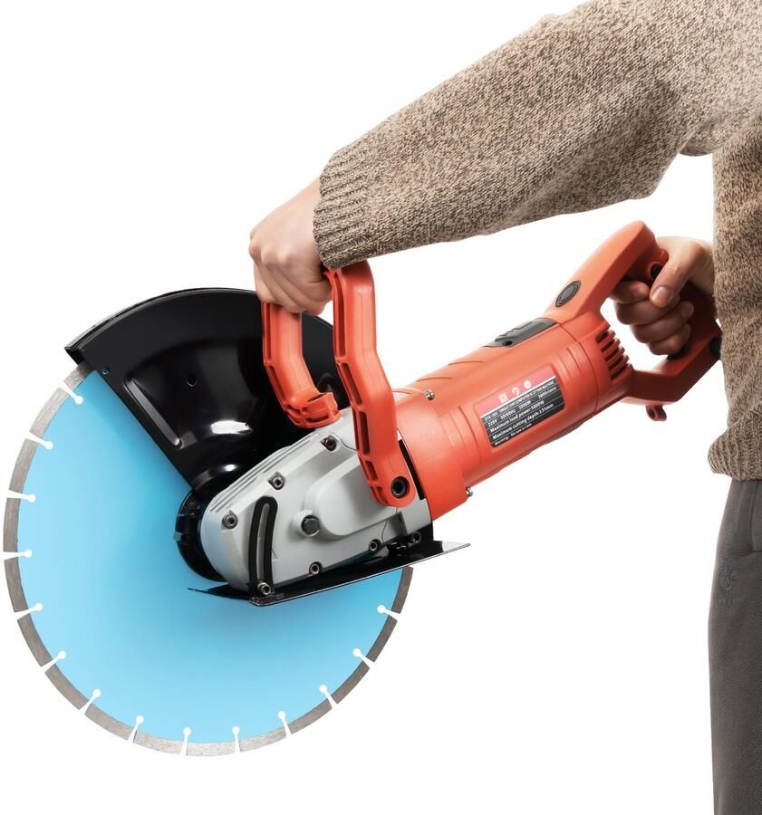 Steenzaagmachine 5800 W Nat En Droog Snijden 13 5 Cm Snijdiepte 12 Kg Beton Snijmachine