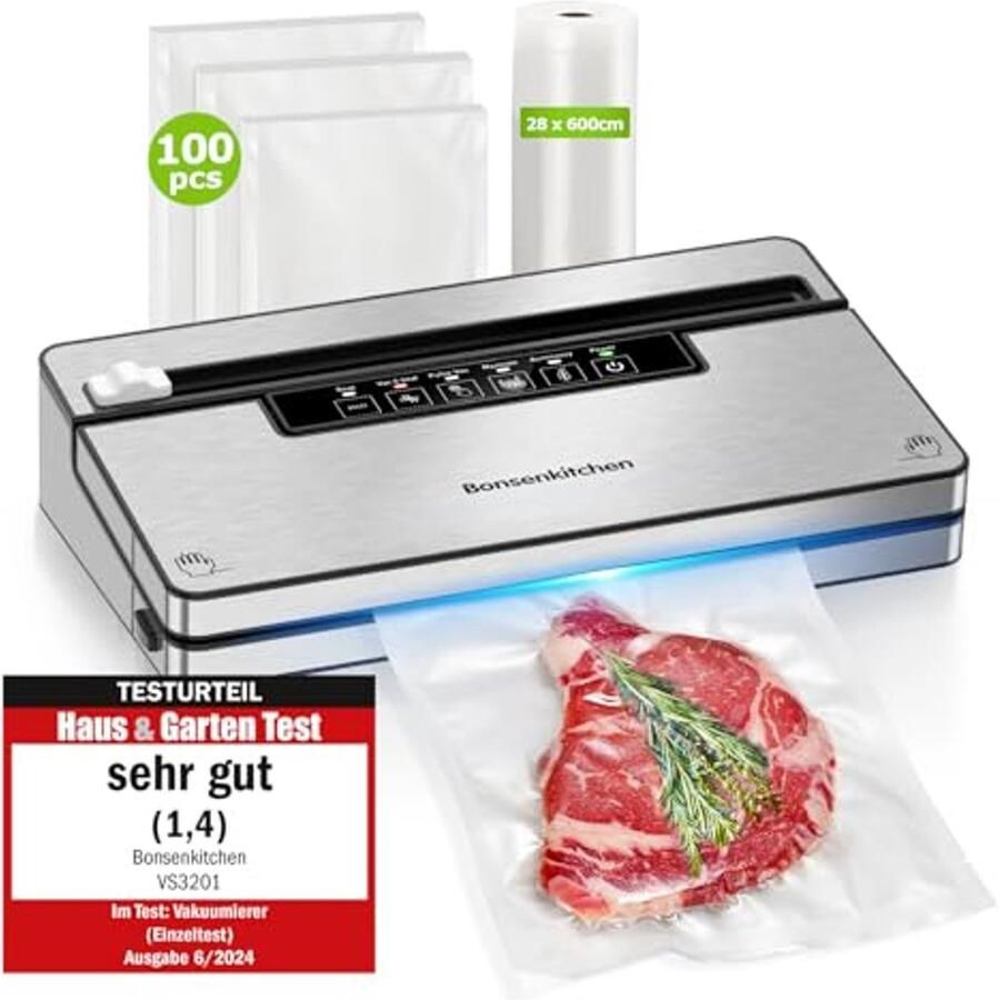 Sterke Vacuümmachine met Rolopslag en Cutter