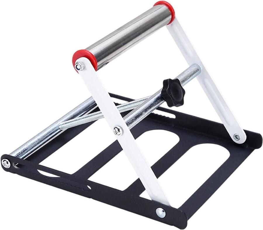 Steunframe Snijmachine Verstelbare Werktafel Precisie Zagen Inklapbaar Ontwerp 40-135 mm Zwart