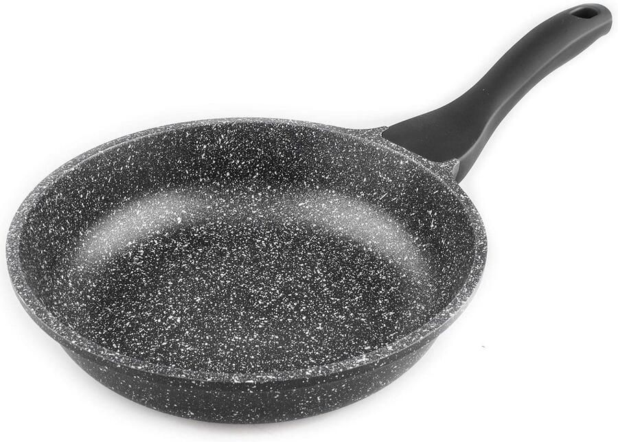 Stevige Aluminium Koekenpan met Steenanti-aanbaklaag 18 cm
