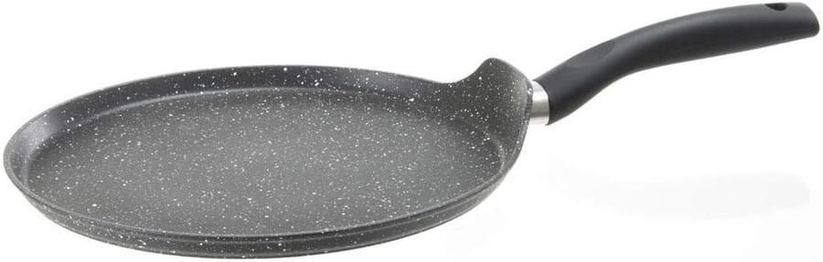 Stevige Forged Aluminium Crêpepan 28 cm Geschikt voor Alle Warmtebronnen Inclusief Inductie