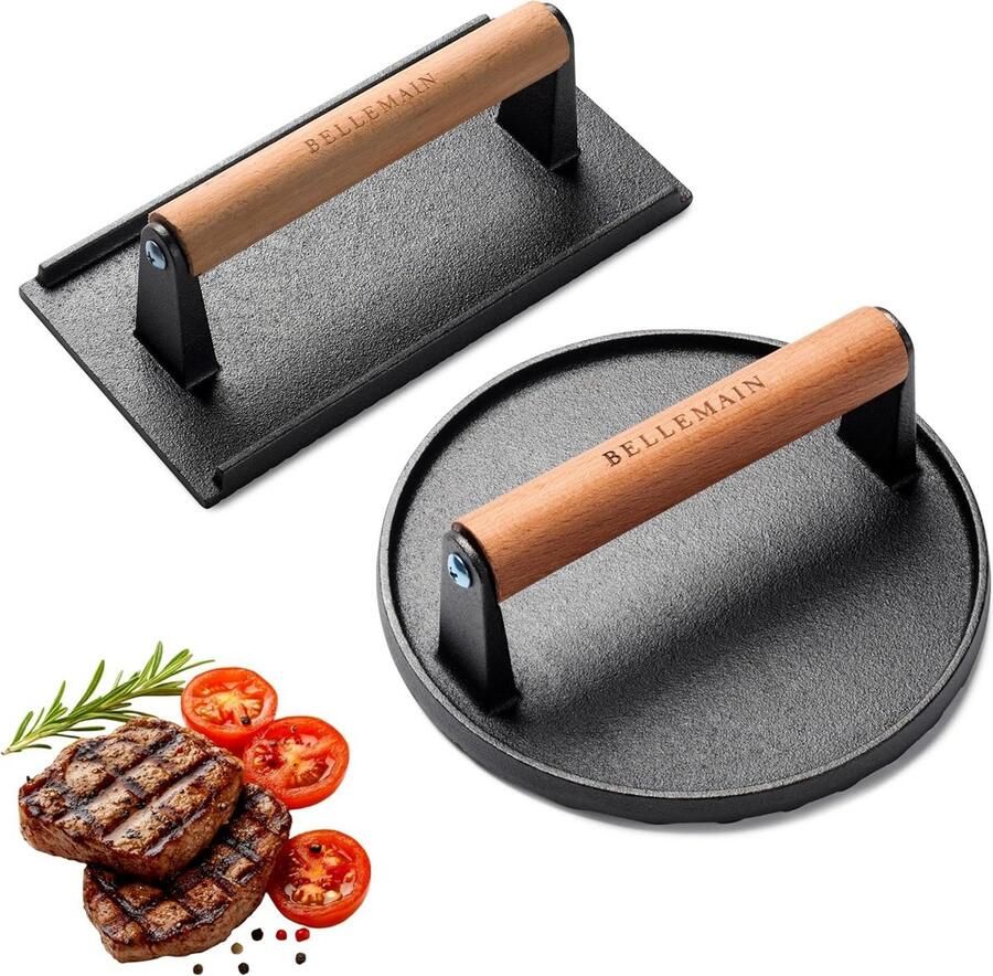 Stevige Grillpers Set voor Perfect Gegrilde en Non-stick