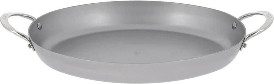 Stevige Roestvrijstalen Koekenpan 36 cm Professionele Kwaliteit