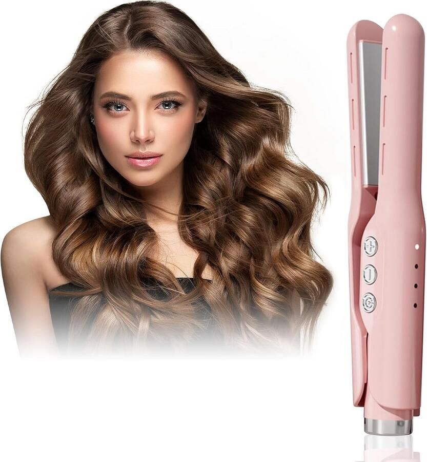 Stijltang 2-in-1 stijltang 4 temperaturen 160-220 °C snel opwarmen in 20 seconden langdurige styling mini-stijltang geschikt voor alle haartypes