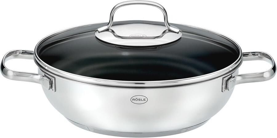 Stijlvolle 24 cm Serving Pan met ProPlex Anti-aanbaklaag Hittebestendig tot 260°C