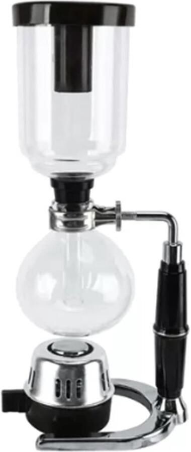 Stijlvolle Siphon Koffiezetter voor Perfecte Koffie en Thee – Glazen Vacuum Pot met Filter voor Thuisgebruik