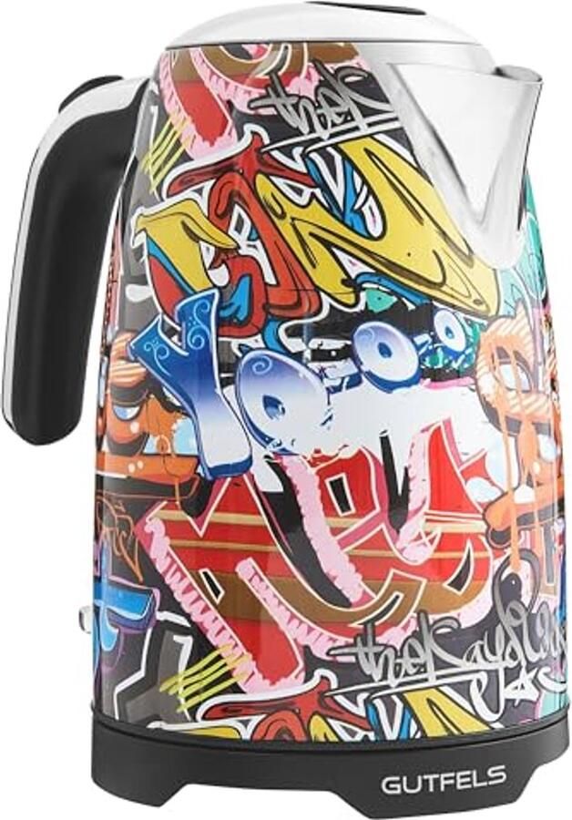 Stijlvolle Waterkoker 1 7 Liter 2200 Watt 360° Sokkel Veiligheidsfuncties Geïntegreerd Kalkfilter