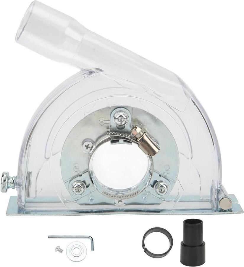 Stofafzuigkap voor snijmachine Transparante beschermkap voor haakse slijper van 4‑5 inch