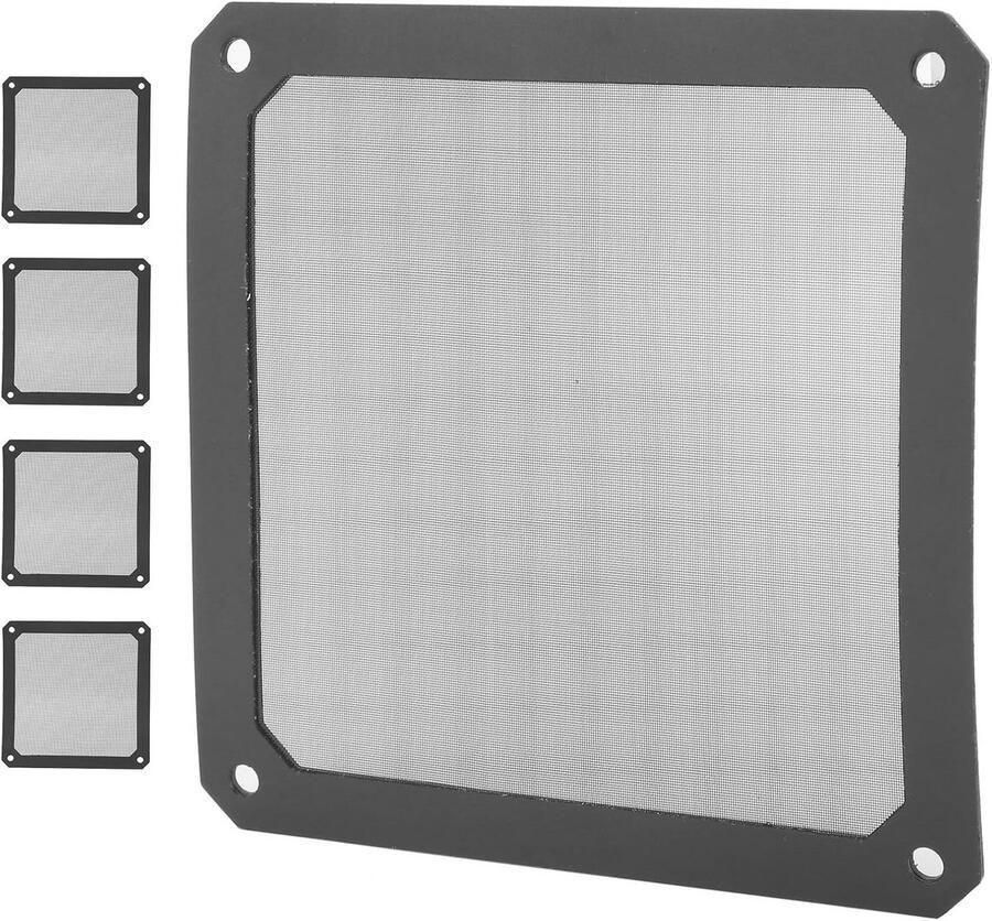 Stoffilter voor PC Computer 5 Stuks Magnetisch Mesh Behuizing Koeler Ventilator Stofdicht Cover Grill