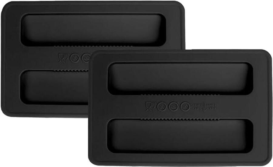 Stofhoes 2 Stuks Stofhoes Voor De Broodbakmachine 2-Sneden Broodrooster Deksel Broodroosterhoezen Brood Broodrooster Afdekking Geschikt Voor Keukentoaster Sandwichtoaster Broodmachines Zwart