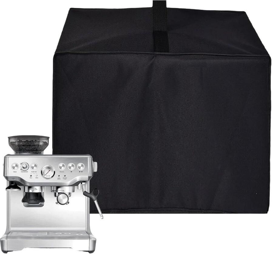 Stofhoes Koffiezetapparaat Apparaatbeschermer Keuken Apparaten Beschermen Waterdicht Ademend Nylon 40x39x40 cm Zwart - Foto 1