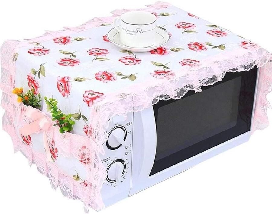 Stofhoes voor magnetron Microwave Oven Dust Cover Microwave Oven Protective Cover Beautiful Microwave Oven Cover Dust Cover