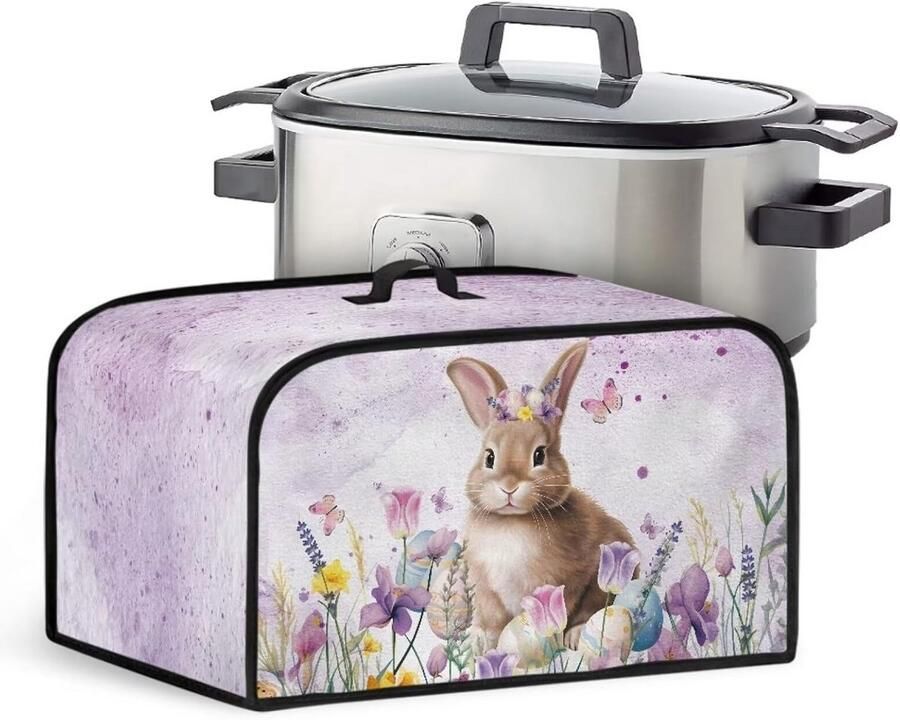 Stofkap voor Ovale Slowcooker en Multi-Cooker Waterbestendige Keukenapparatuur Hoes met Opbergvak