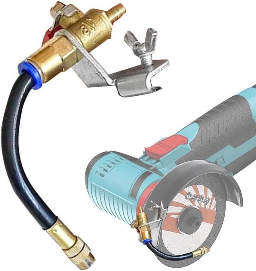 Stofverwijderaar Watersproeier Snijmachine Vernevelaar Stof Onderdrukken Flexibele Aluminium Buis 17.7 cm Veelkleurig