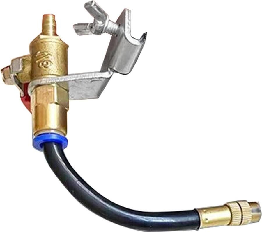 Stofverwijderaar Watersproeier Snijmachine Vernevelaar Stofbeheersing Bouw Flexibele Aluminium Buis 17.7 cm Lengte Metaal