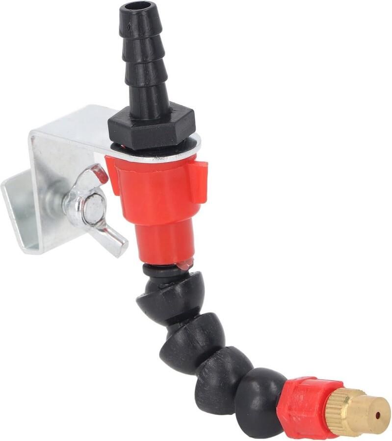 Stofverwijderaar Watersproeier Watermondstuk Snijmachine Stofvrij Zagen Efficiënte Stofbeheersing 15 x 10 x 3 cm Grijs
